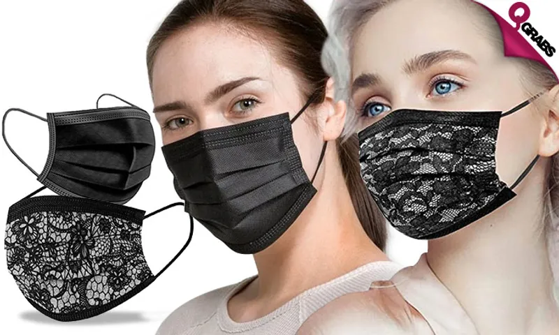 Fashionable Printed & Black Face Masks!